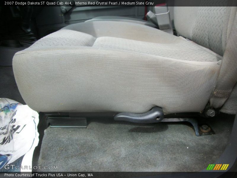 Inferno Red Crystal Pearl / Medium Slate Gray 2007 Dodge Dakota ST Quad Cab 4x4
