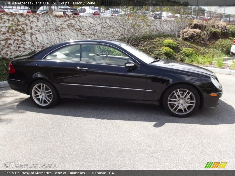 Black / Stone 2009 Mercedes-Benz CLK 350 Coupe