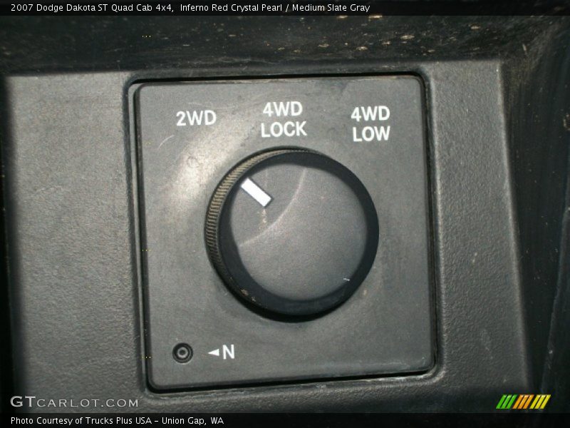 Inferno Red Crystal Pearl / Medium Slate Gray 2007 Dodge Dakota ST Quad Cab 4x4