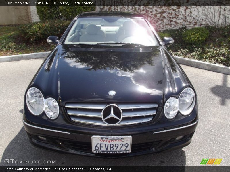 Black / Stone 2009 Mercedes-Benz CLK 350 Coupe