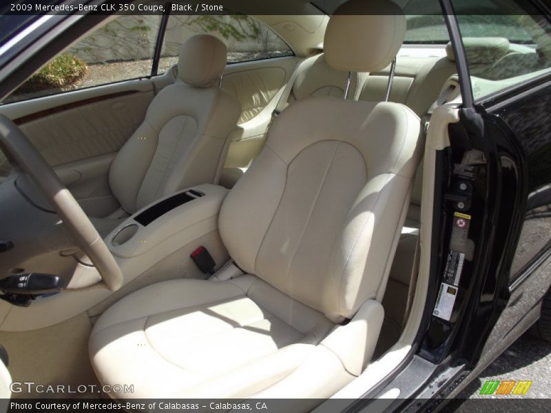 Black / Stone 2009 Mercedes-Benz CLK 350 Coupe