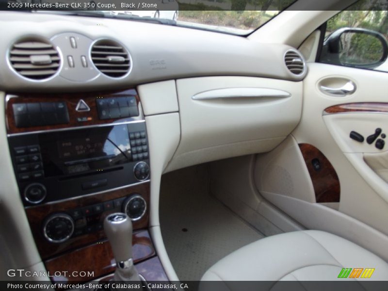 Black / Stone 2009 Mercedes-Benz CLK 350 Coupe
