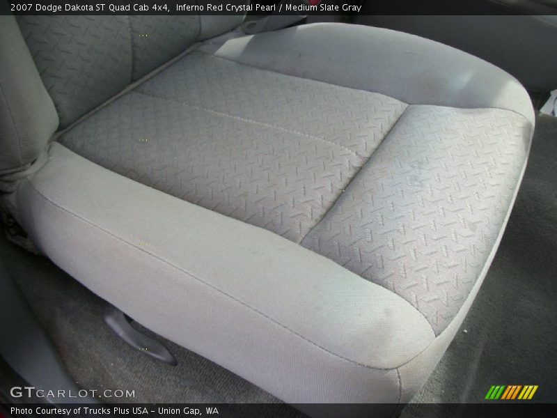 Inferno Red Crystal Pearl / Medium Slate Gray 2007 Dodge Dakota ST Quad Cab 4x4