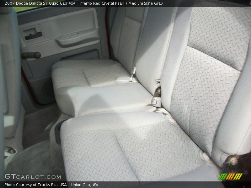 Inferno Red Crystal Pearl / Medium Slate Gray 2007 Dodge Dakota ST Quad Cab 4x4