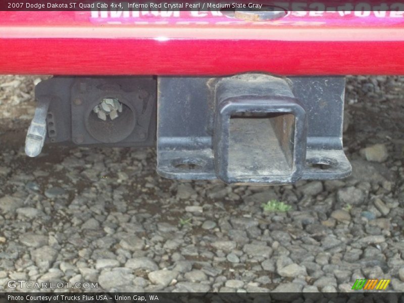 Inferno Red Crystal Pearl / Medium Slate Gray 2007 Dodge Dakota ST Quad Cab 4x4