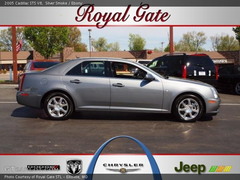Silver Smoke / Ebony 2005 Cadillac STS V8