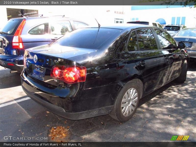 Black / Titan Black 2010 Volkswagen Jetta S Sedan