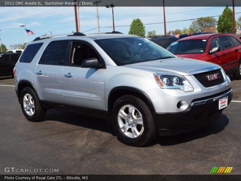 Quicksilver Metallic / Ebony 2011 GMC Acadia SL