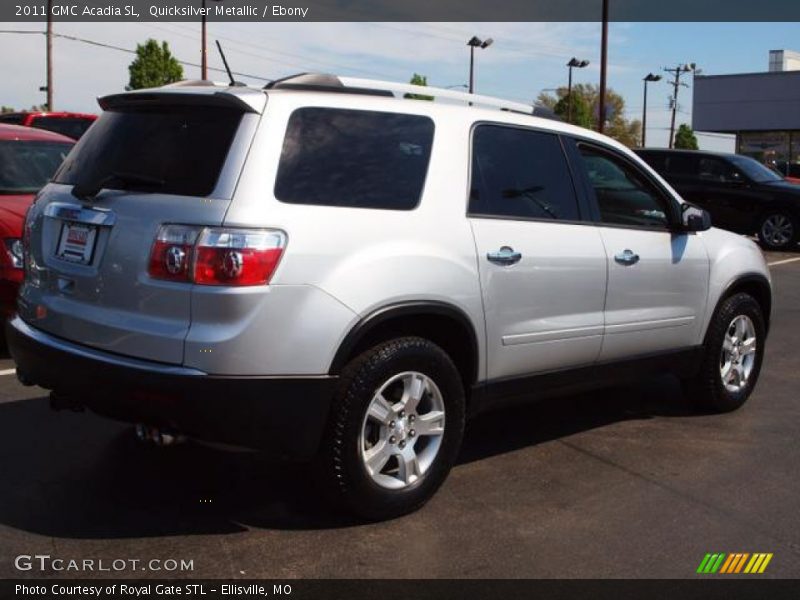 Quicksilver Metallic / Ebony 2011 GMC Acadia SL