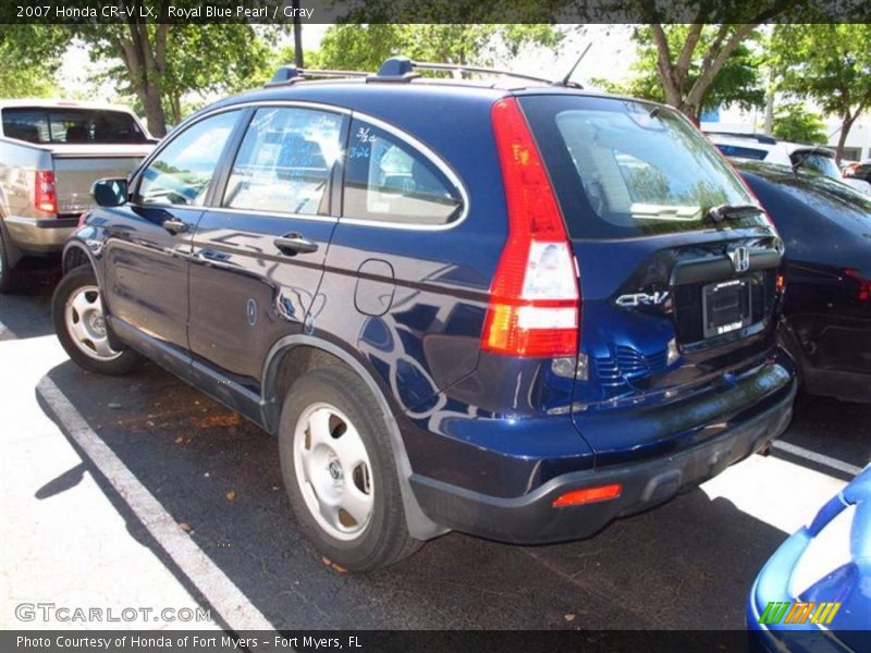 Royal Blue Pearl / Gray 2007 Honda CR-V LX