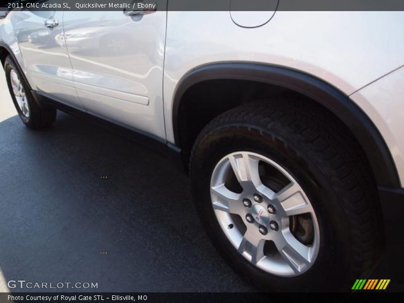 Quicksilver Metallic / Ebony 2011 GMC Acadia SL