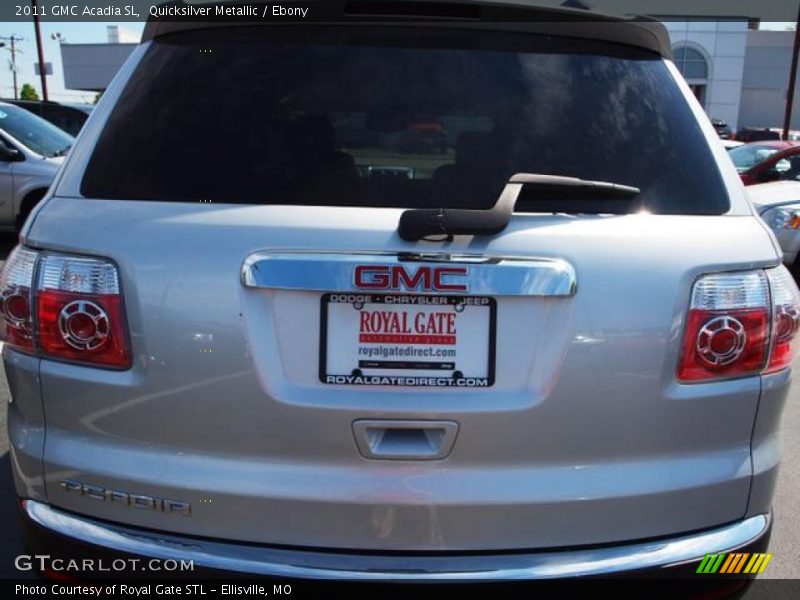Quicksilver Metallic / Ebony 2011 GMC Acadia SL
