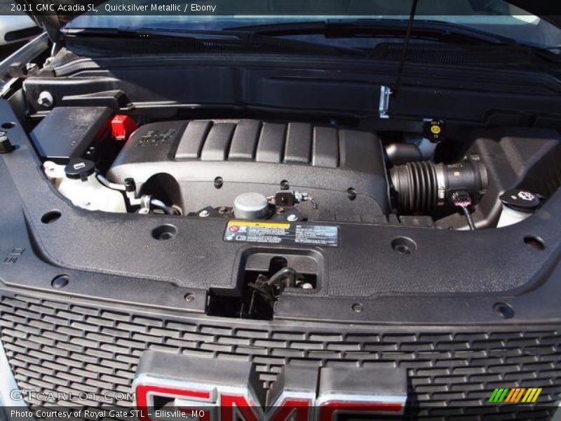 Quicksilver Metallic / Ebony 2011 GMC Acadia SL