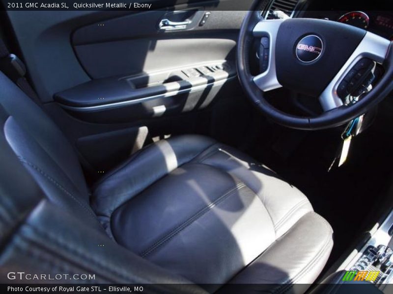 Quicksilver Metallic / Ebony 2011 GMC Acadia SL