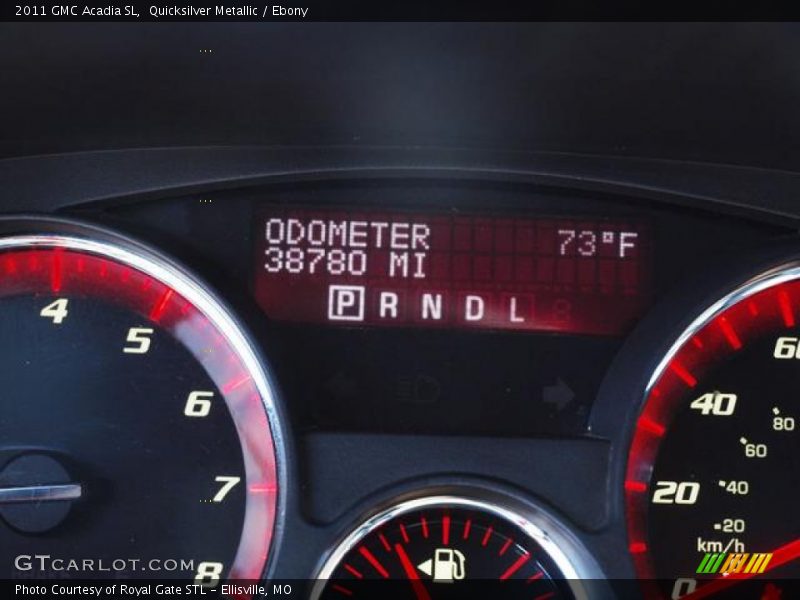 Quicksilver Metallic / Ebony 2011 GMC Acadia SL