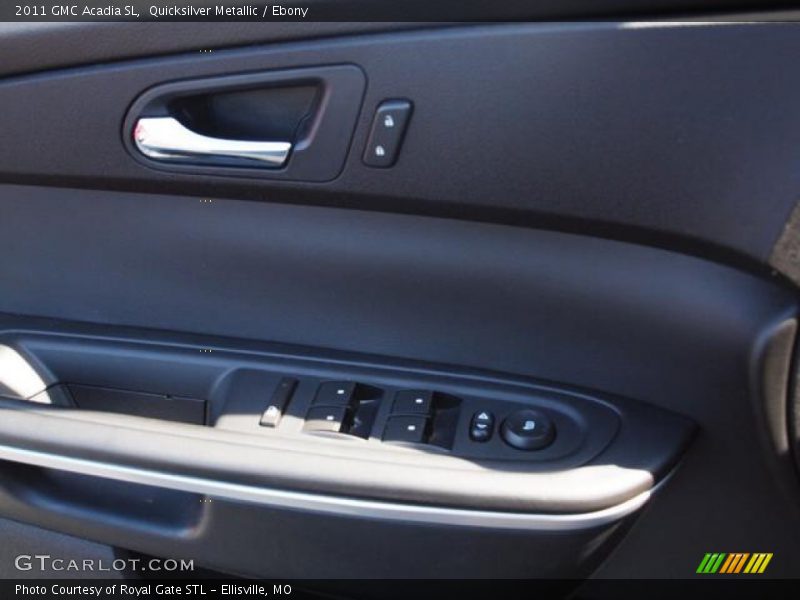 Quicksilver Metallic / Ebony 2011 GMC Acadia SL