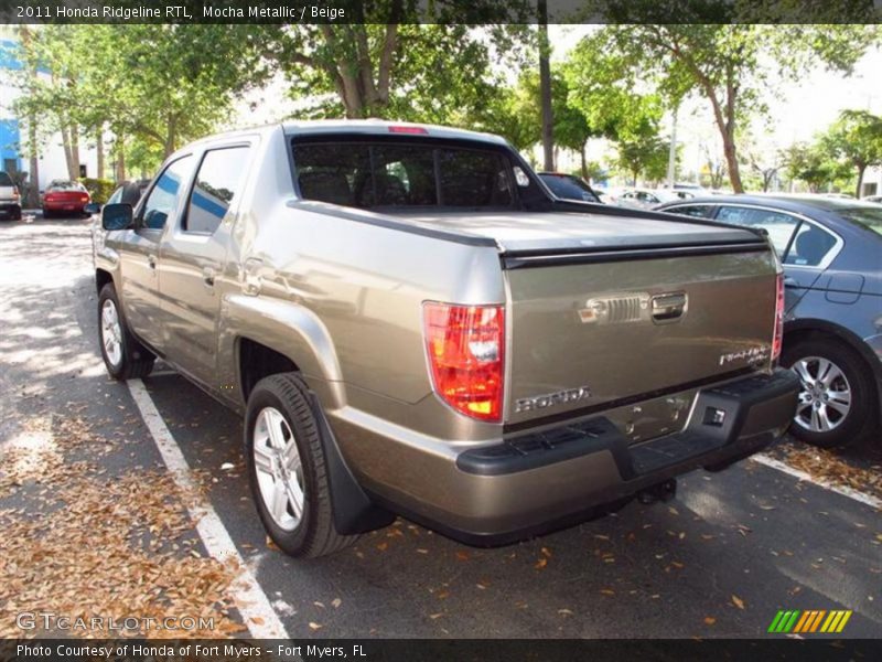 Mocha Metallic / Beige 2011 Honda Ridgeline RTL