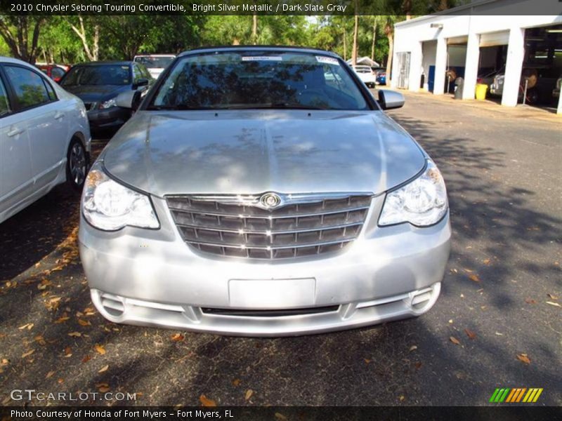 Bright Silver Metallic / Dark Slate Gray 2010 Chrysler Sebring Touring Convertible