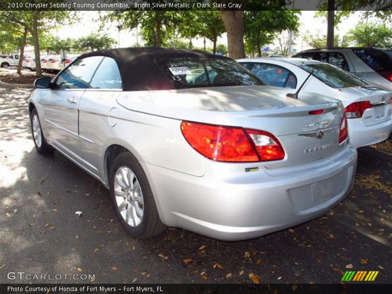 Bright Silver Metallic / Dark Slate Gray 2010 Chrysler Sebring Touring Convertible