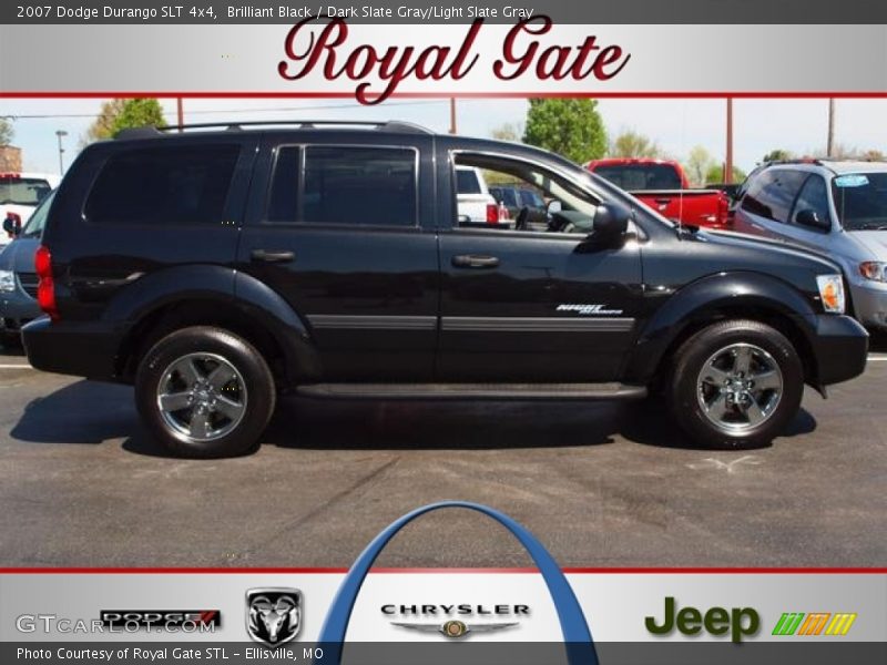 Brilliant Black / Dark Slate Gray/Light Slate Gray 2007 Dodge Durango SLT 4x4