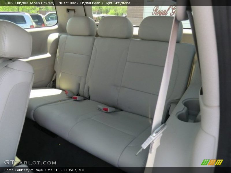 Brilliant Black Crystal Pearl / Light Graystone 2009 Chrysler Aspen Limited