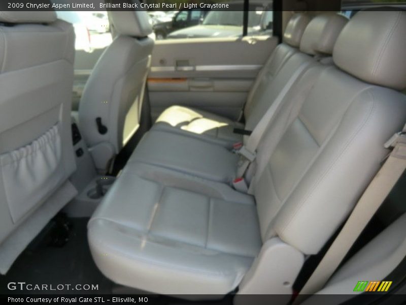 Brilliant Black Crystal Pearl / Light Graystone 2009 Chrysler Aspen Limited