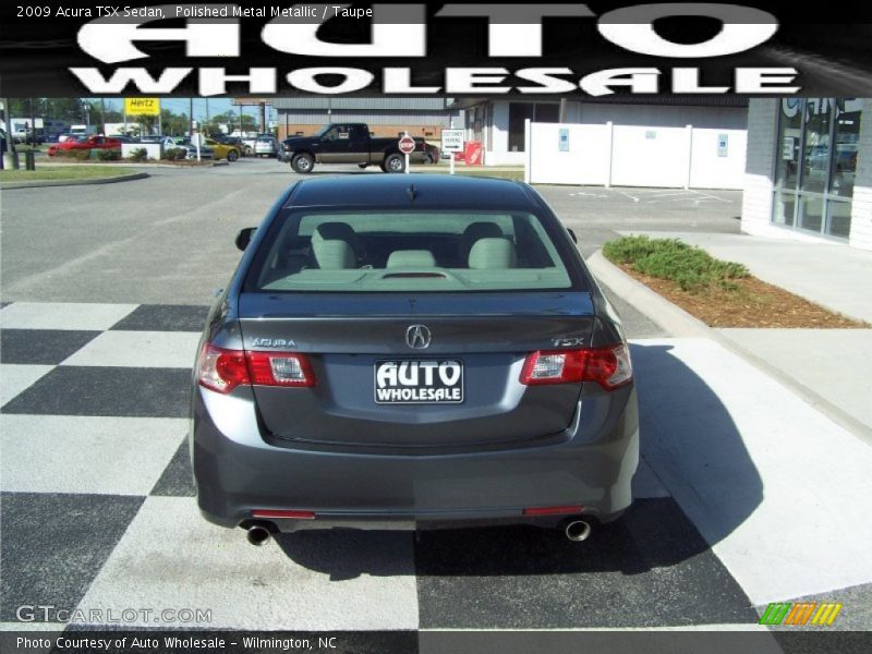 Polished Metal Metallic / Taupe 2009 Acura TSX Sedan