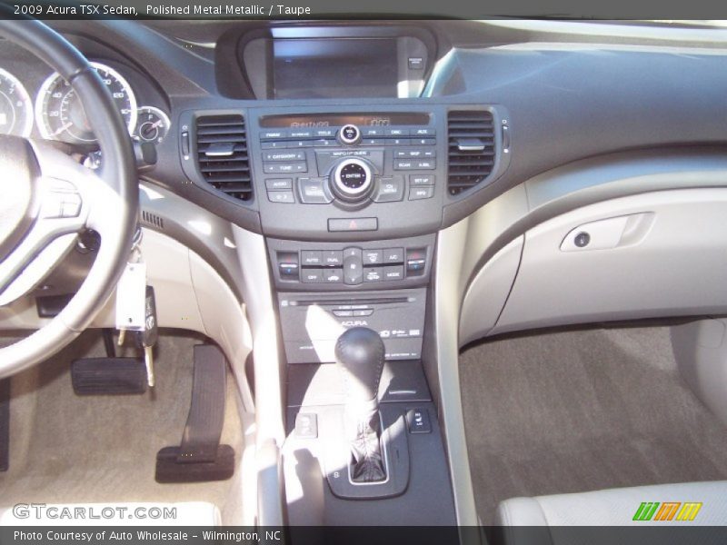 Polished Metal Metallic / Taupe 2009 Acura TSX Sedan