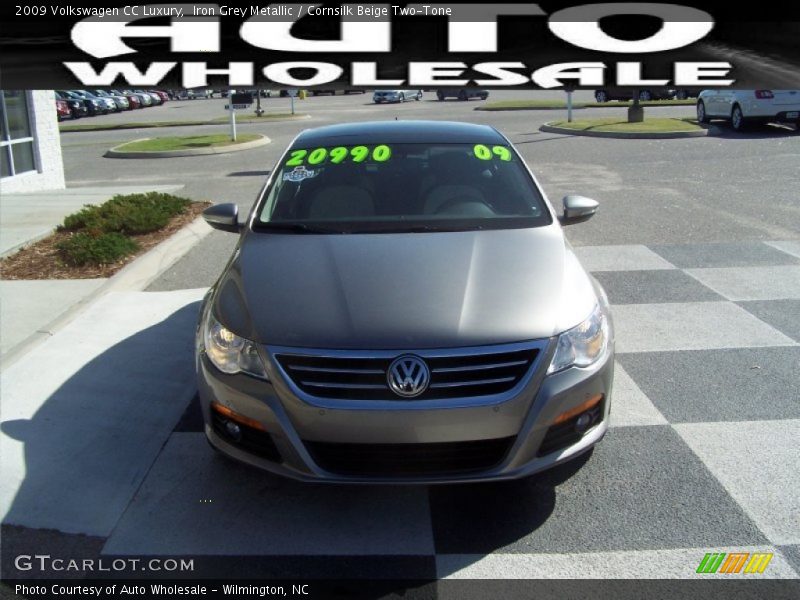 Iron Grey Metallic / Cornsilk Beige Two-Tone 2009 Volkswagen CC Luxury