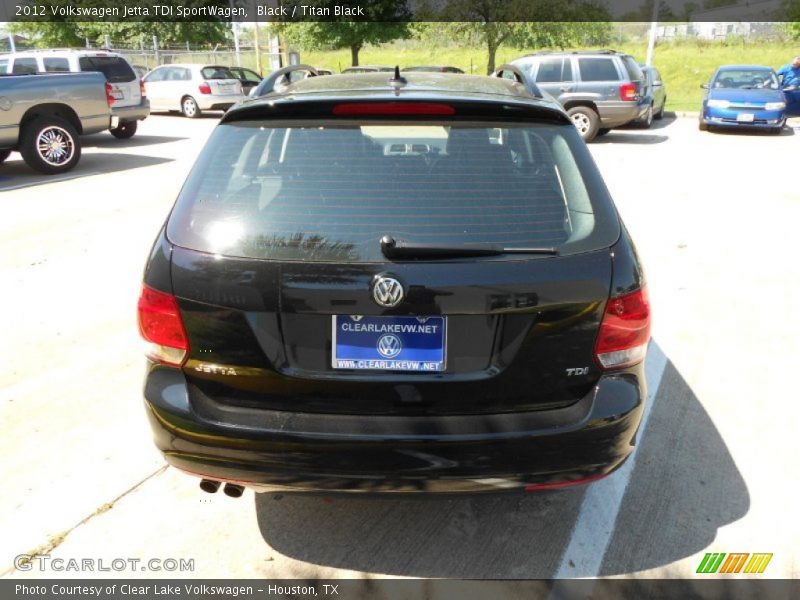 Black / Titan Black 2012 Volkswagen Jetta TDI SportWagen