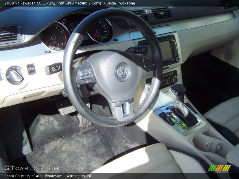 Iron Grey Metallic / Cornsilk Beige Two-Tone 2009 Volkswagen CC Luxury