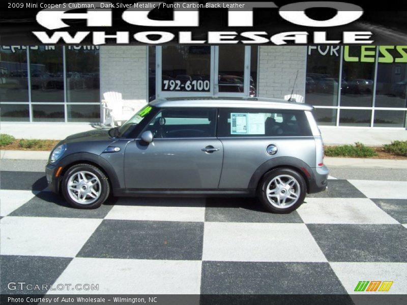 Dark Silver Metallic / Punch Carbon Black Leather 2009 Mini Cooper S Clubman