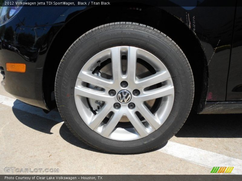 Black / Titan Black 2012 Volkswagen Jetta TDI SportWagen