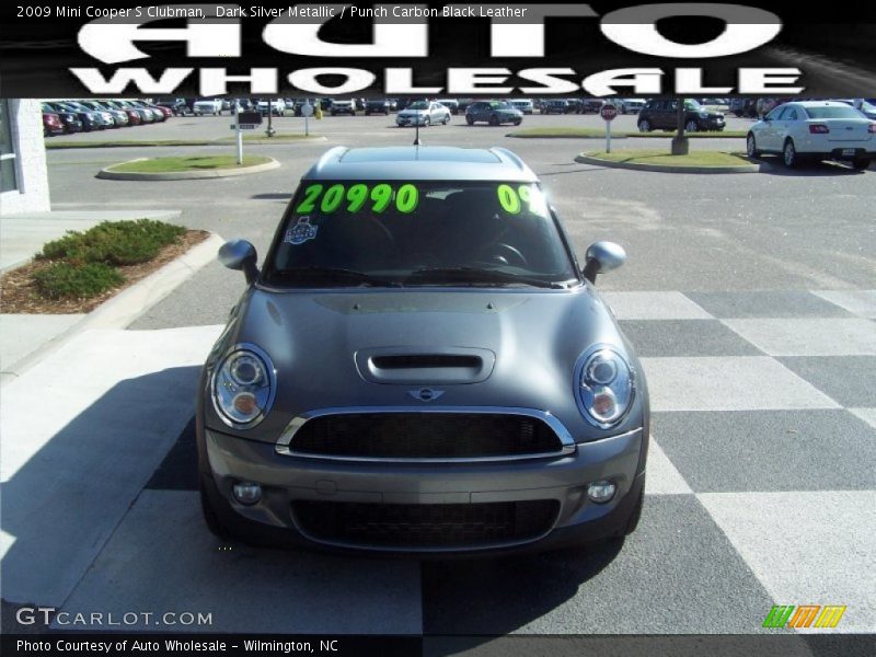Dark Silver Metallic / Punch Carbon Black Leather 2009 Mini Cooper S Clubman