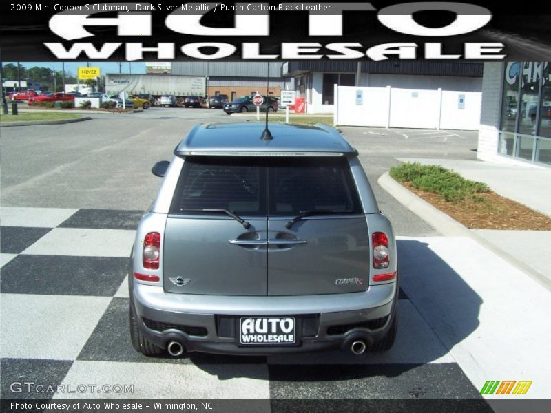 Dark Silver Metallic / Punch Carbon Black Leather 2009 Mini Cooper S Clubman