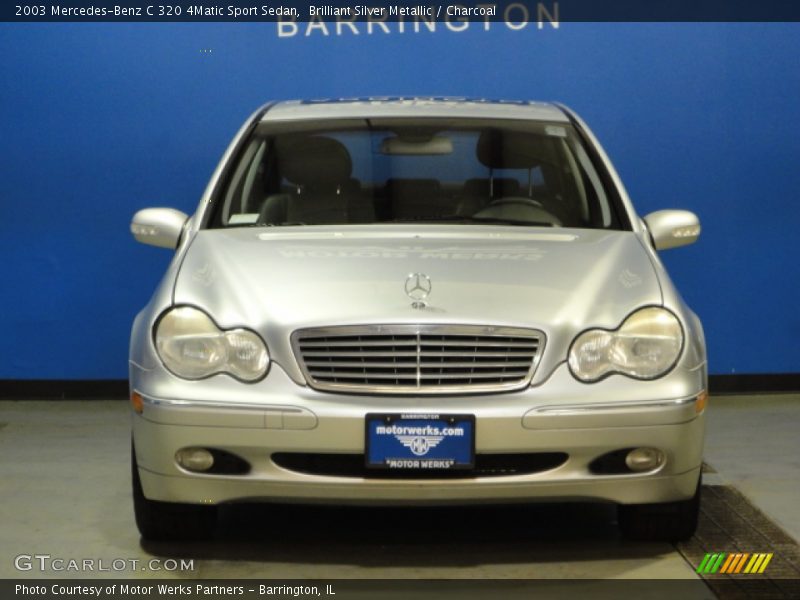 Brilliant Silver Metallic / Charcoal 2003 Mercedes-Benz C 320 4Matic Sport Sedan