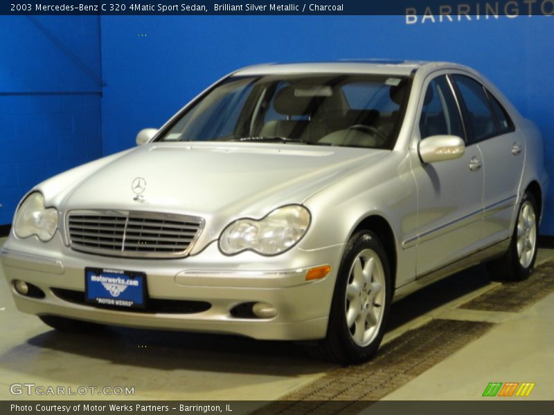 Brilliant Silver Metallic / Charcoal 2003 Mercedes-Benz C 320 4Matic Sport Sedan