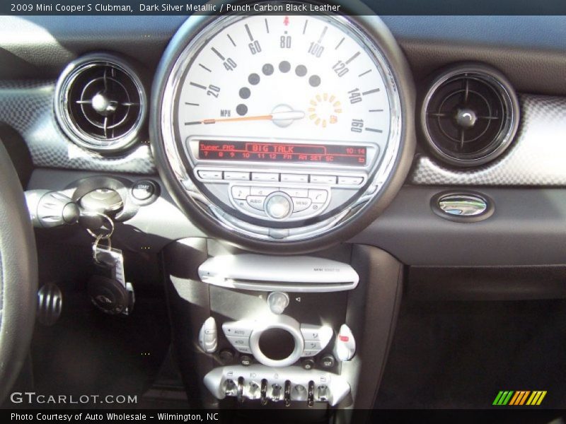 Dark Silver Metallic / Punch Carbon Black Leather 2009 Mini Cooper S Clubman