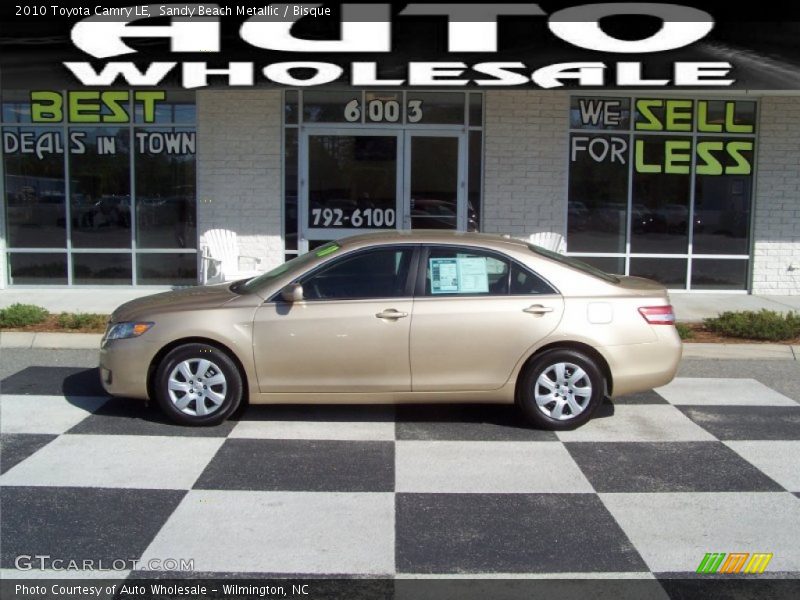 Sandy Beach Metallic / Bisque 2010 Toyota Camry LE