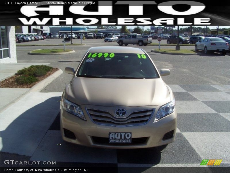 Sandy Beach Metallic / Bisque 2010 Toyota Camry LE