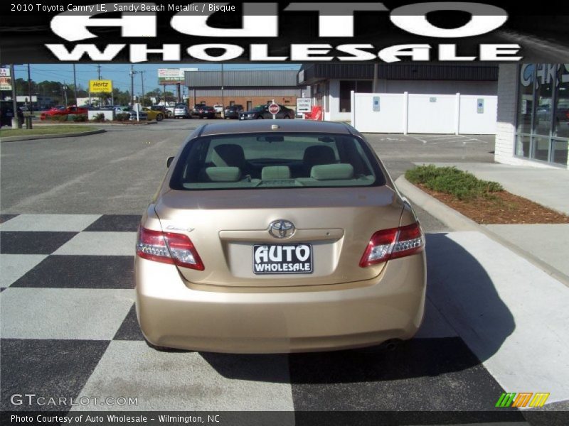 Sandy Beach Metallic / Bisque 2010 Toyota Camry LE