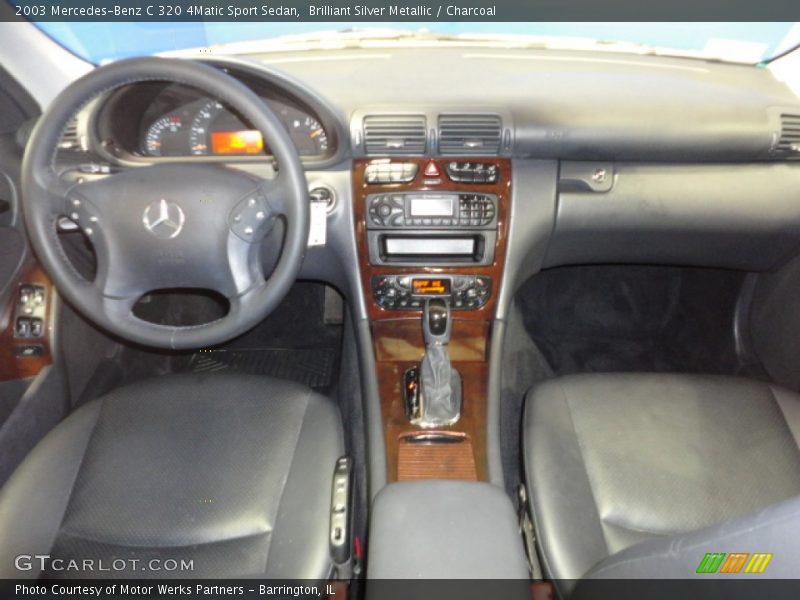 Brilliant Silver Metallic / Charcoal 2003 Mercedes-Benz C 320 4Matic Sport Sedan