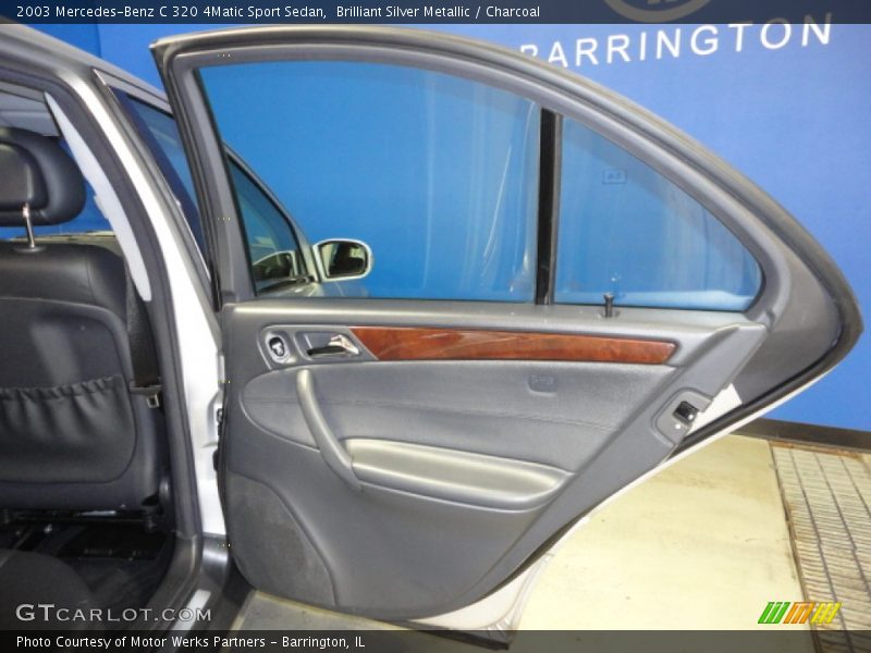 Brilliant Silver Metallic / Charcoal 2003 Mercedes-Benz C 320 4Matic Sport Sedan