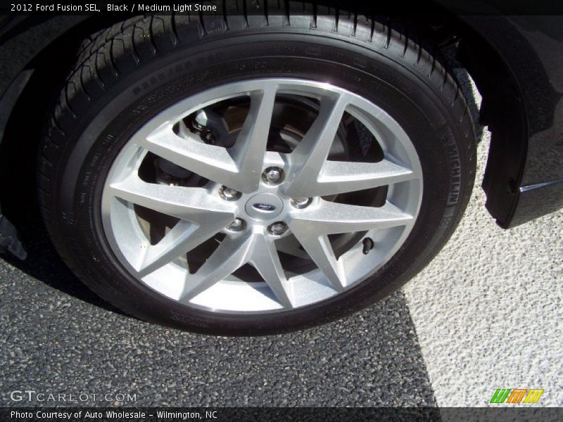 Black / Medium Light Stone 2012 Ford Fusion SEL