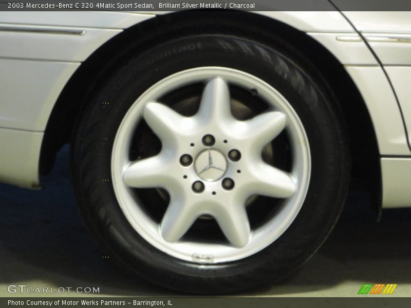 Brilliant Silver Metallic / Charcoal 2003 Mercedes-Benz C 320 4Matic Sport Sedan
