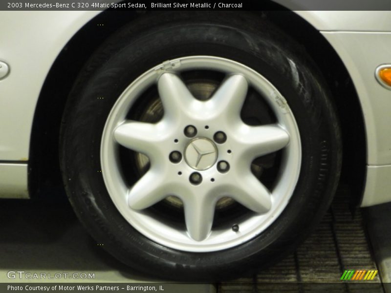Brilliant Silver Metallic / Charcoal 2003 Mercedes-Benz C 320 4Matic Sport Sedan