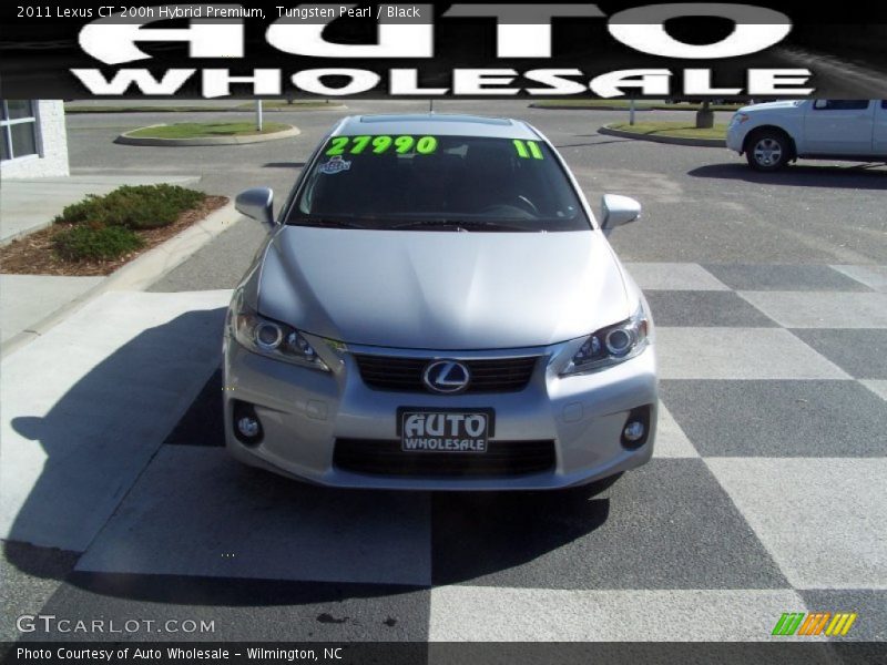 Tungsten Pearl / Black 2011 Lexus CT 200h Hybrid Premium