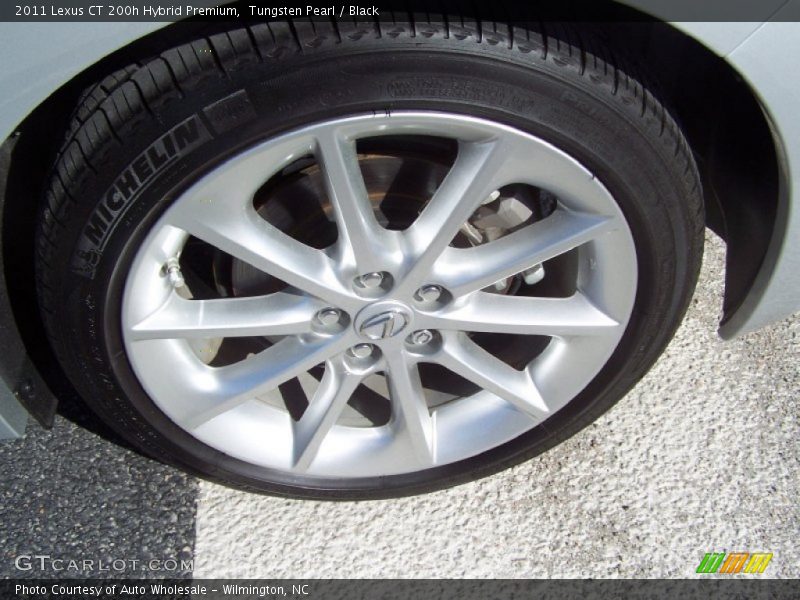 Tungsten Pearl / Black 2011 Lexus CT 200h Hybrid Premium