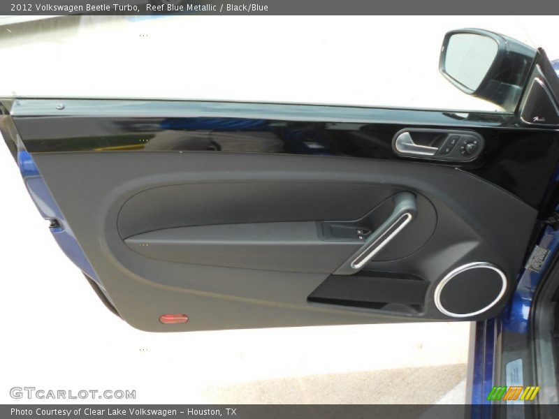 Reef Blue Metallic / Black/Blue 2012 Volkswagen Beetle Turbo