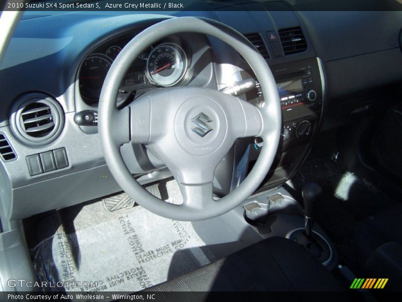 Azure Grey Metallic / Black 2010 Suzuki SX4 Sport Sedan S